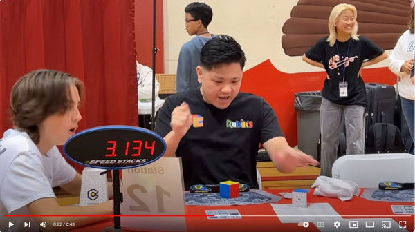 Rubik's Cube World Record SINGLE 3.13 by Max Park